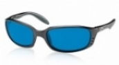 COSTA DEL MAR BRINE 400 BLACK-MATTE-BLUE-MIRROR-400